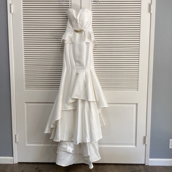 Alyce Paris White Evening Gown - Picture 5 of 5